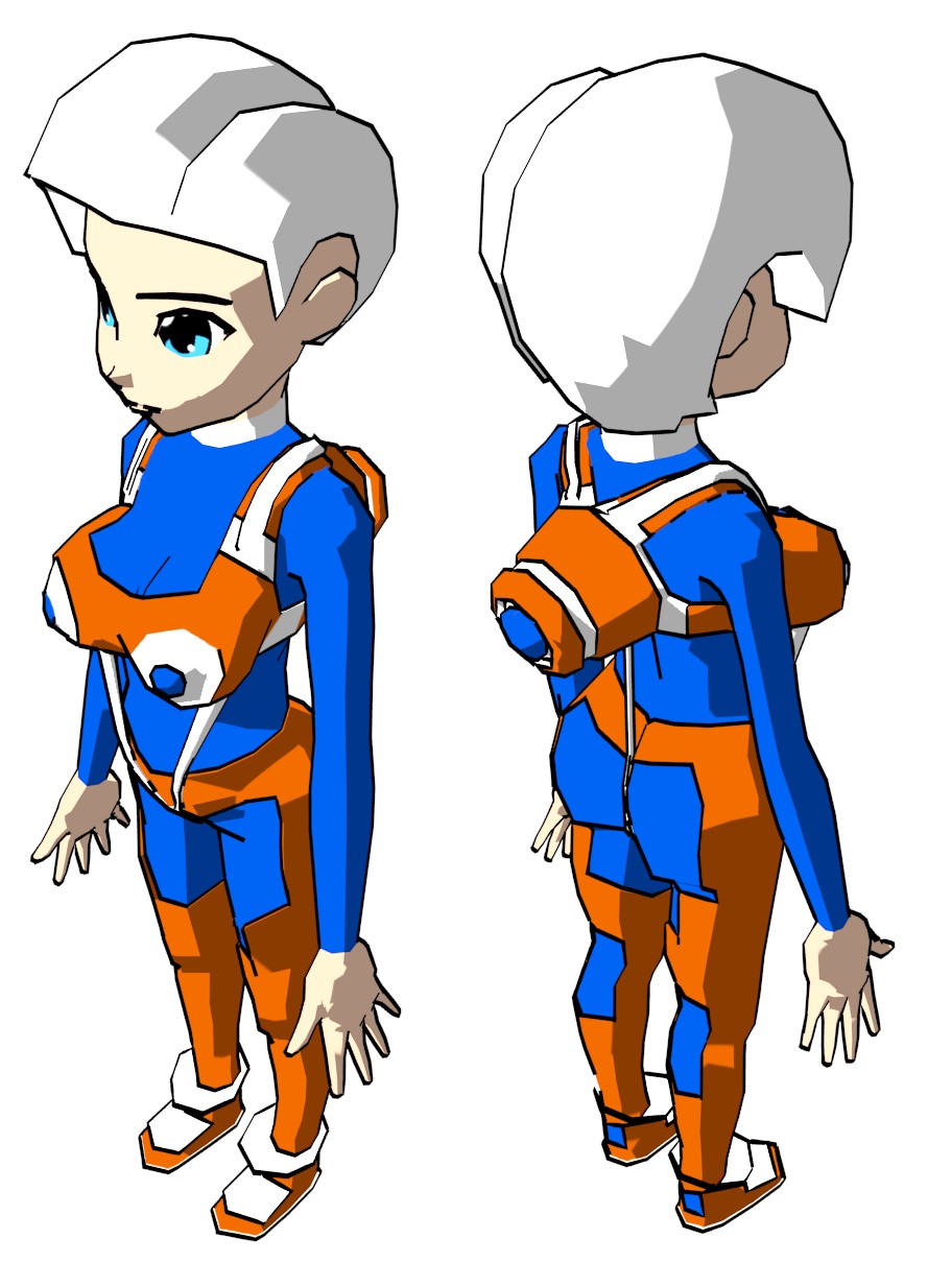 Anime Style Mech Suit (Low Poly) preview image 1